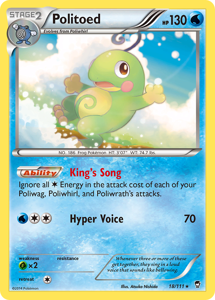 Politoed (18/111) [XY: Furious Fists] | Eastridge Sports Cards & Games