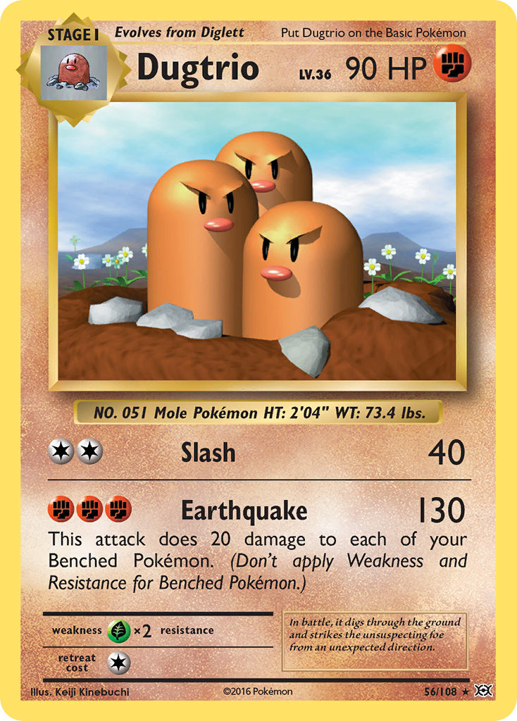 Dugtrio (56/108) [XY: Evolutions] | Eastridge Sports Cards & Games