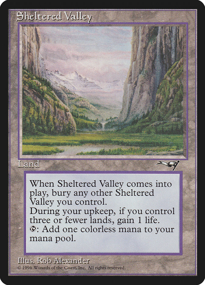 Sheltered Valley [Alliances] | Eastridge Sports Cards & Games