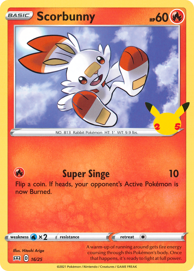 Scorbunny (16/25) [McDonald's 25th Anniversary] | Eastridge Sports Cards & Games