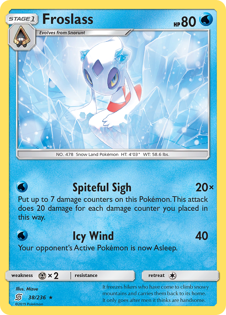 Froslass (38/236) [Sun & Moon: Unified Minds] | Eastridge Sports Cards & Games