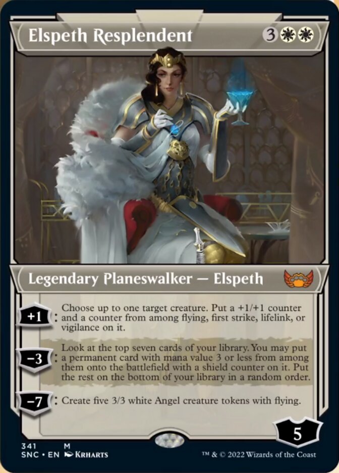 Elspeth Resplendent (Showcase Art Deco) [Streets of New Capenna] | Eastridge Sports Cards & Games