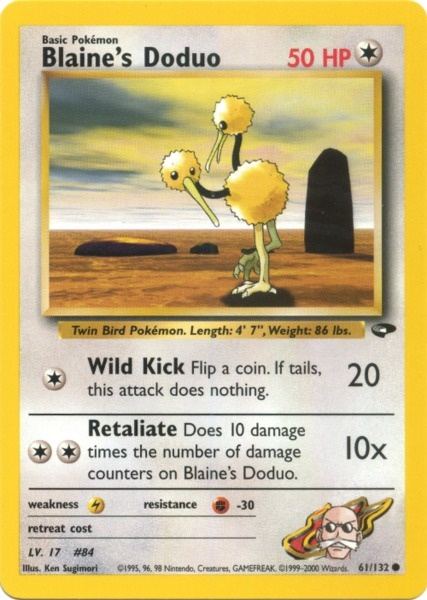Blaine's Doduo (61/132) [Gym Challenge Unlimited] | Eastridge Sports Cards & Games