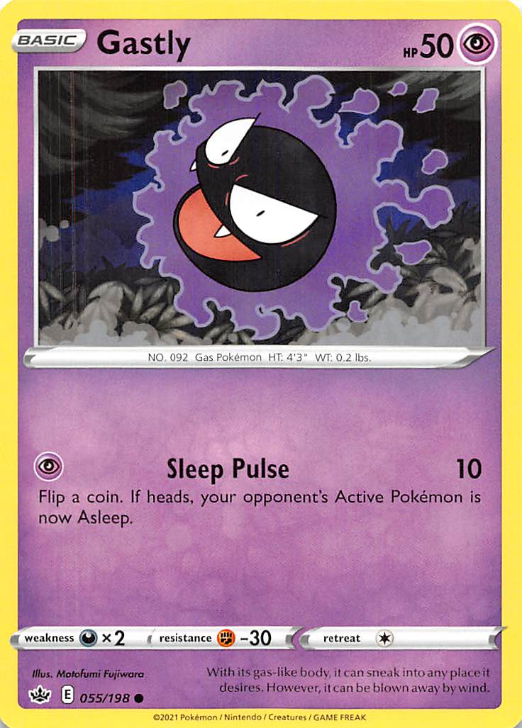 Gastly (055/198) [Sword & Shield: Chilling Reign] | Eastridge Sports Cards & Games