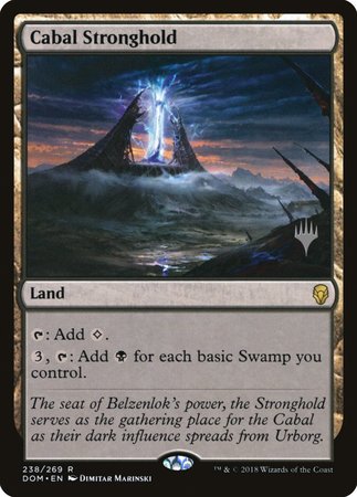 Cabal Stronghold [Dominaria Promos] | Eastridge Sports Cards & Games