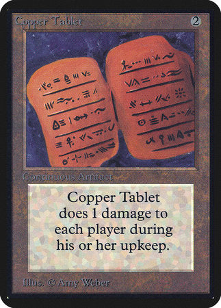 Copper Tablet [Limited Edition Alpha] | Eastridge Sports Cards & Games