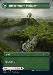 Cragcrown Pathway // Timbercrown Pathway (Borderless) [Secret Lair: Ultimate Edition 2] | Eastridge Sports Cards & Games