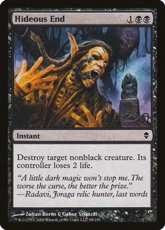 Hideous End [Zendikar] | Eastridge Sports Cards & Games