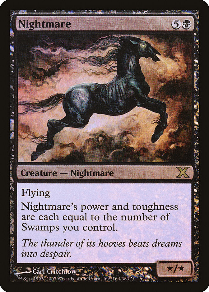 Nightmare (Premium Foil) [Tenth Edition] | Eastridge Sports Cards & Games