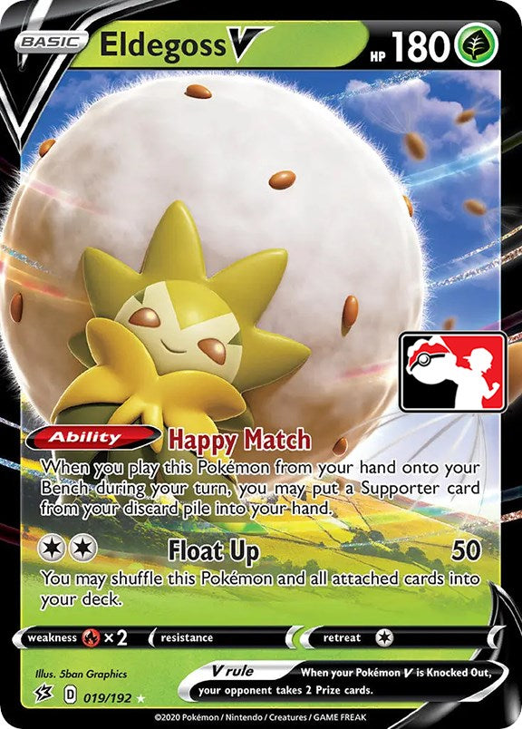 Eldegoss V (019/192) [Prize Pack Series One] | Eastridge Sports Cards & Games