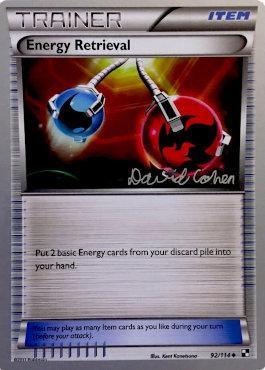 Energy Retrieval (92/114) (Twinboar - David Cohen) [World Championships 2011] | Eastridge Sports Cards & Games
