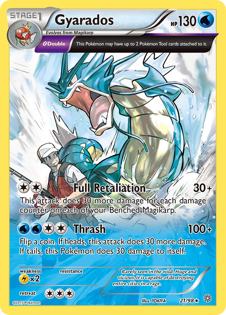 Gyarados (21/98) (Theme Deck Exclusive) [XY: Ancient Origins] | Eastridge Sports Cards & Games