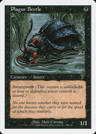 Plague Beetle [Seventh Edition] | Eastridge Sports Cards & Games
