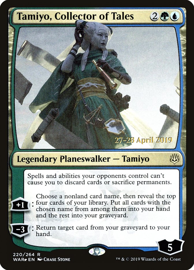 Tamiyo, Collector of Tales  [War of the Spark Prerelease Promos] | Eastridge Sports Cards & Games