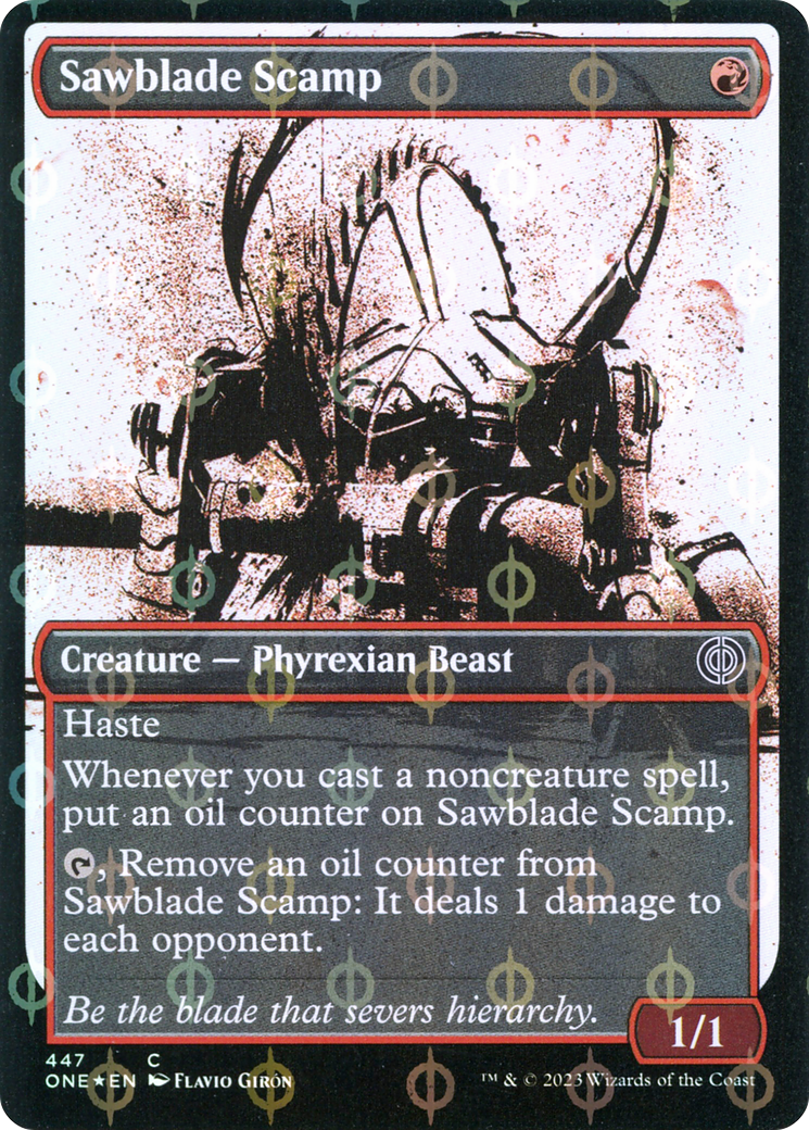 Sawblade Scamp (Showcase Ichor Step-and-Compleat Foil) [Phyrexia: All Will Be One] | Eastridge Sports Cards & Games