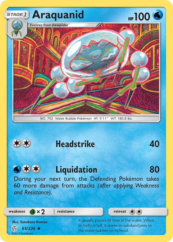 Araquanid (65/236) [Sun & Moon: Cosmic Eclipse] | Eastridge Sports Cards & Games