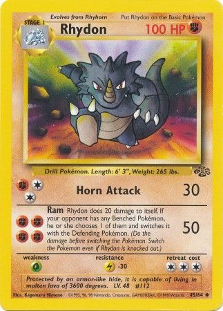 Rhydon (45/64) [Jungle Unlimited] | Eastridge Sports Cards & Games