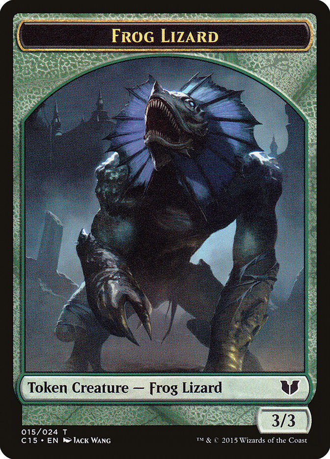 Frog Lizard // Germ Double-Sided Token [Commander 2015 Tokens] | Eastridge Sports Cards & Games