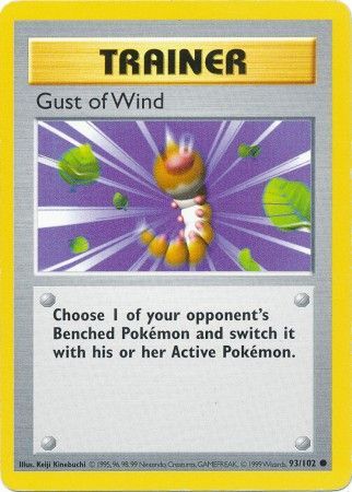 Gust of Wind (93/102) [Base Set Shadowless Unlimited] | Eastridge Sports Cards & Games