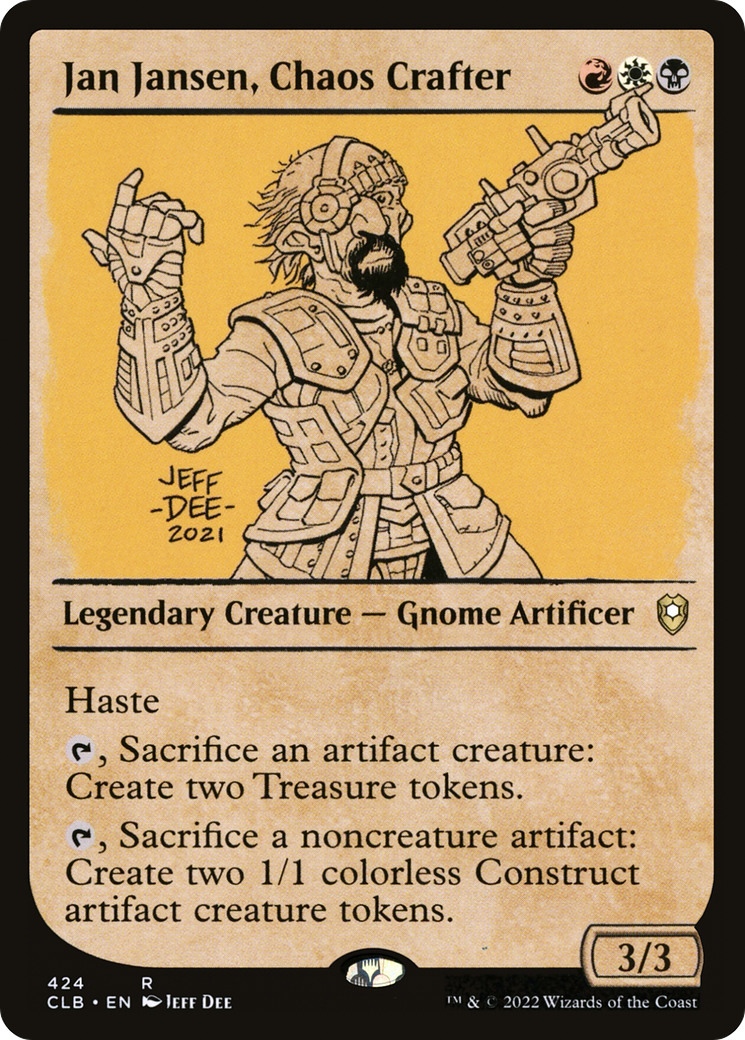 Jan Jansen, Chaos Crafter (Showcase) [Commander Legends: Battle for Baldur's Gate] | Eastridge Sports Cards & Games