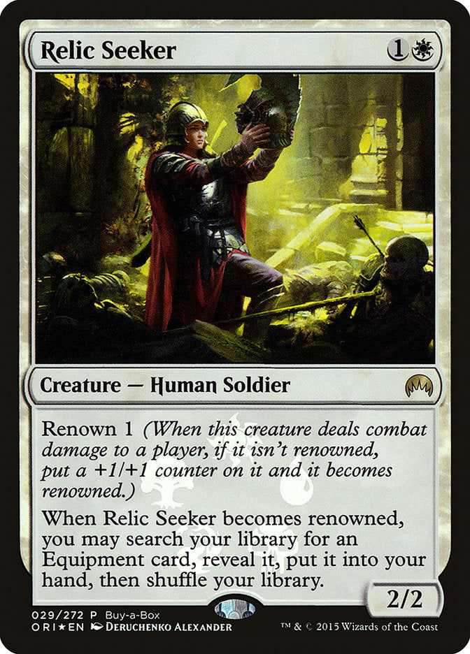 Relic Seeker (Buy-A-Box) [Magic Origins Promos] | Eastridge Sports Cards & Games