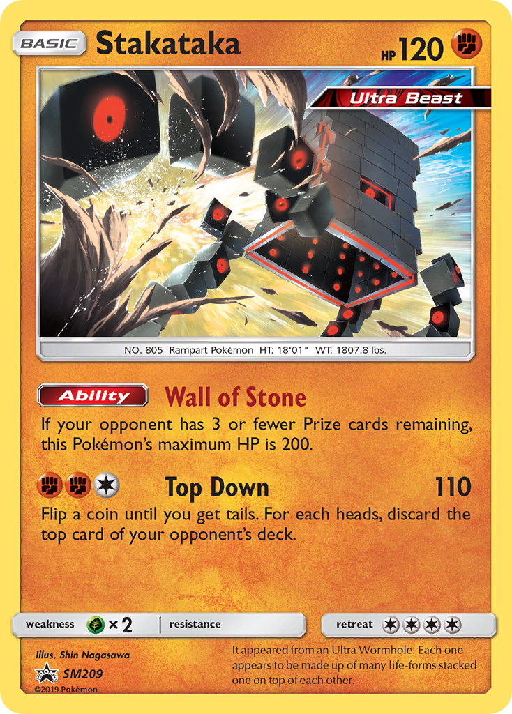 Stakataka (SM209) [Sun & Moon: Black Star Promos] | Eastridge Sports Cards & Games