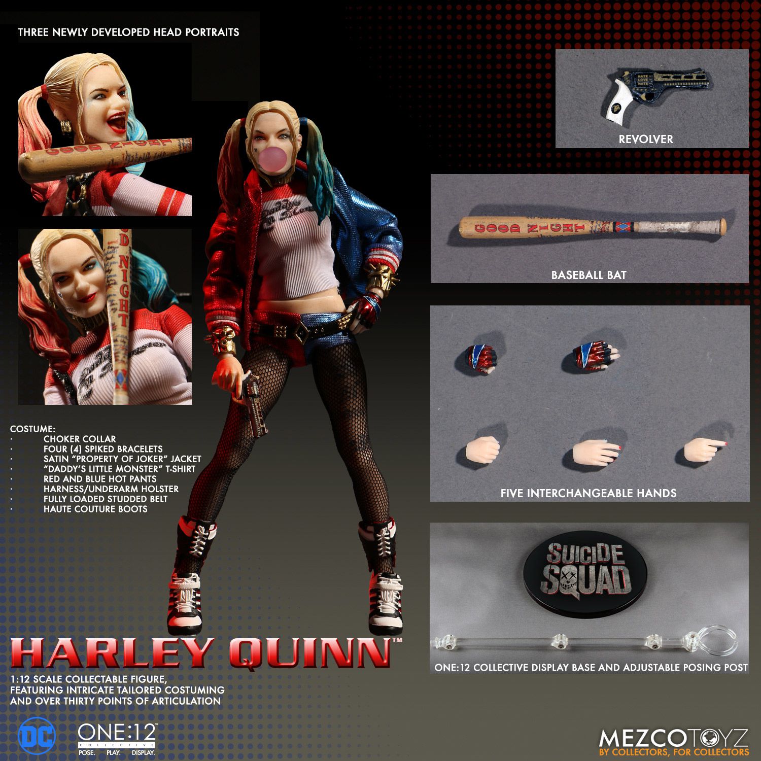 Mezco One:12 Suicide Squad Harley Quinn | Eastridge Sports Cards & Games