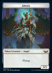 Cat // Angel Double-sided Token [Streets of New Capenna Tokens] | Eastridge Sports Cards & Games