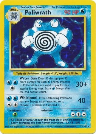 Poliwrath (13/102) [Base Set Unlimited] | Eastridge Sports Cards & Games