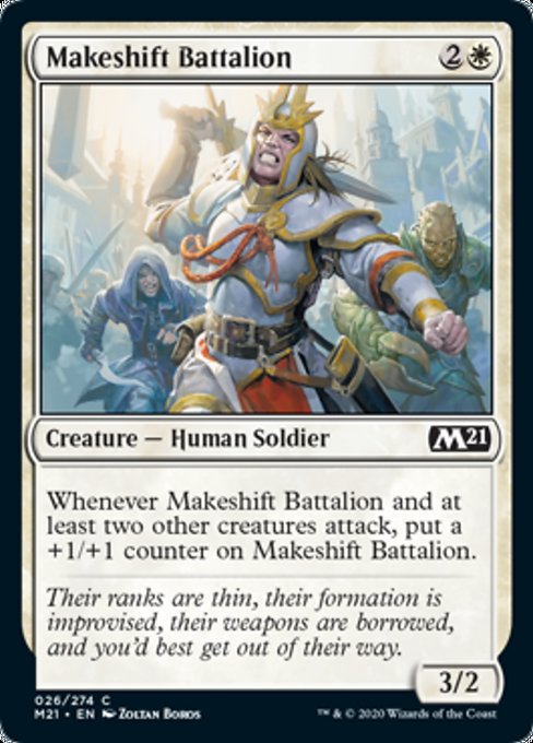 Makeshift Battalion [Core Set 2021] | Eastridge Sports Cards & Games