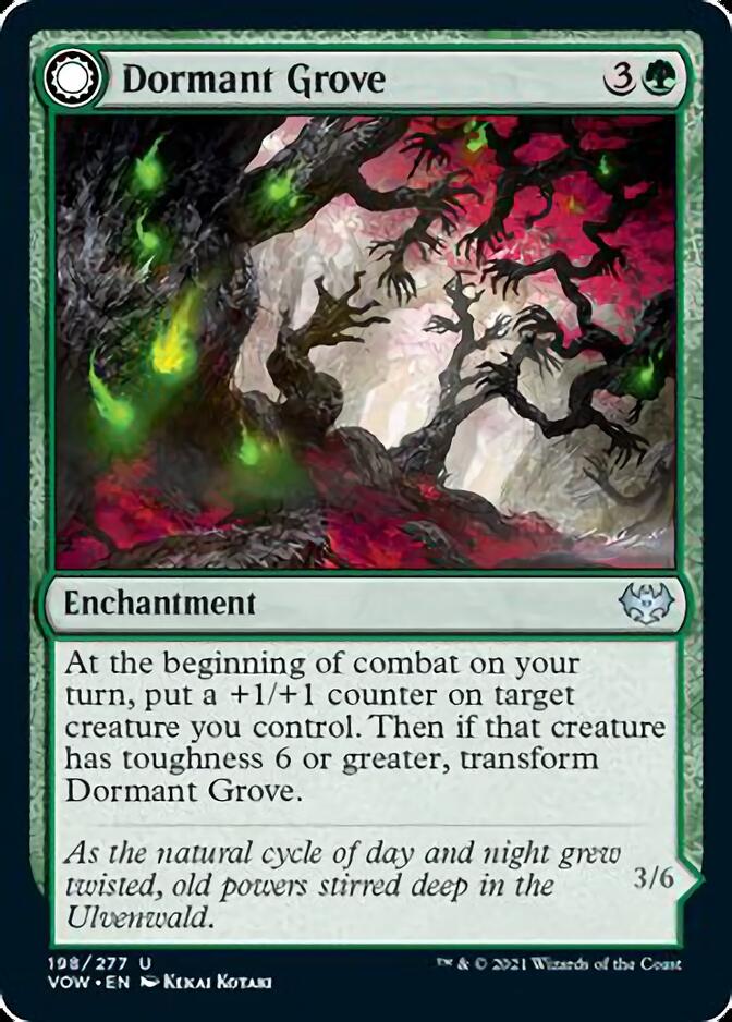 Dormant Grove // Gnarled Grovestrider [Innistrad: Crimson Vow] | Eastridge Sports Cards & Games