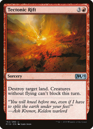 Tectonic Rift [Core Set 2019] | Eastridge Sports Cards & Games