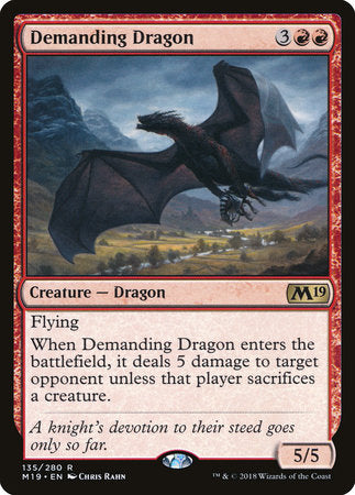 Demanding Dragon [Core Set 2019] | Eastridge Sports Cards & Games