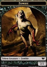 Zombie // Spirit (022) Double-Sided Token [Commander 2015 Tokens] | Eastridge Sports Cards & Games