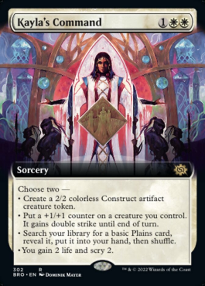 Kayla's Command (Extended Art) [The Brothers' War] | Eastridge Sports Cards & Games