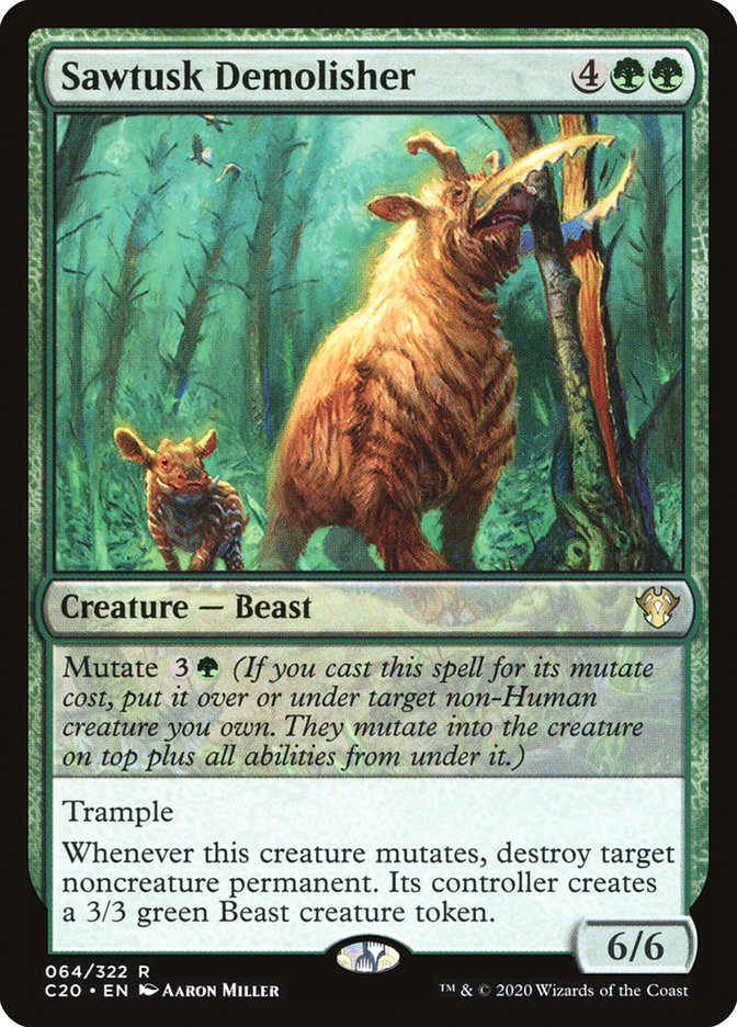 Sawtusk Demolisher [Commander 2020] | Eastridge Sports Cards & Games