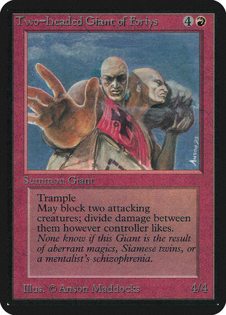Two-Headed Giant of Foriys [Limited Edition Alpha] | Eastridge Sports Cards & Games