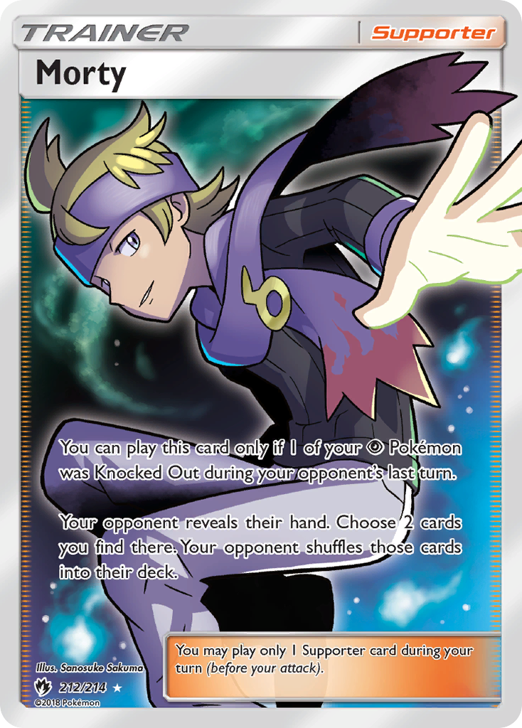 Morty (212/214) [Sun & Moon: Lost Thunder] | Eastridge Sports Cards & Games