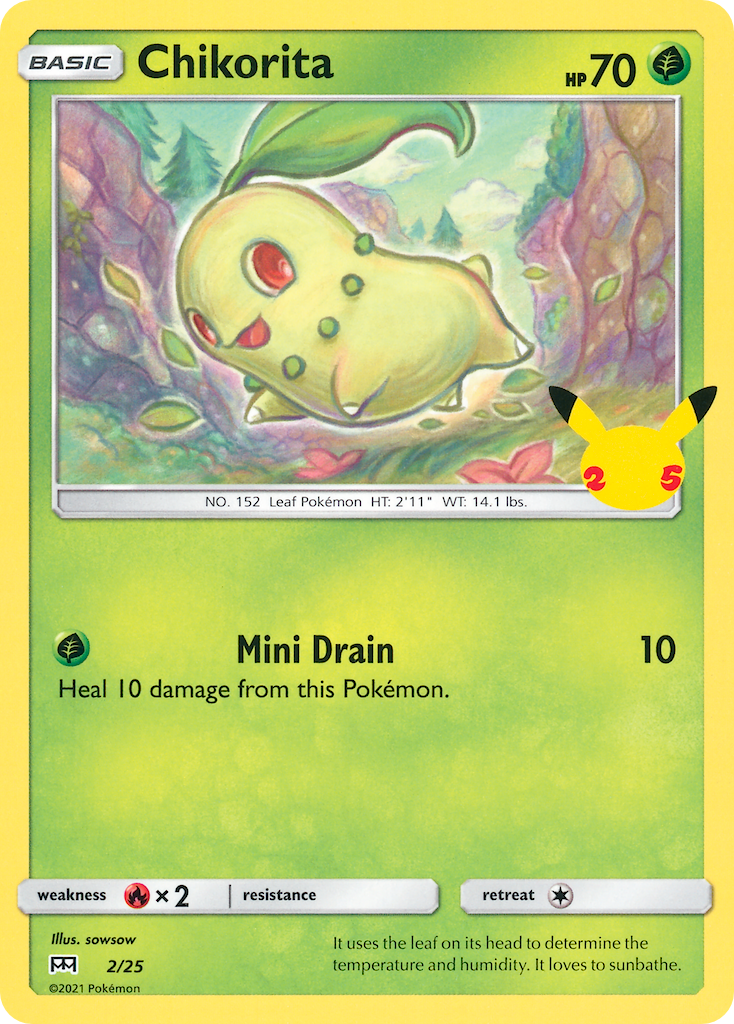 Chikorita (2/25) [McDonald's 25th Anniversary] | Eastridge Sports Cards & Games