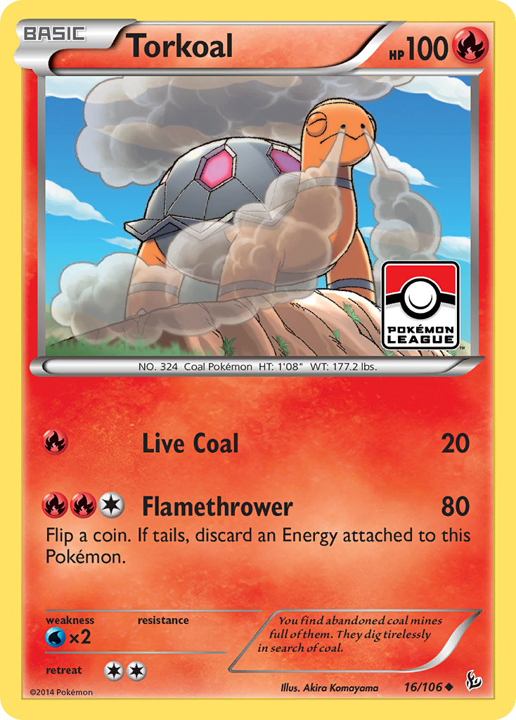 Torkoal (16/106) [XY: Flashfire] | Eastridge Sports Cards & Games