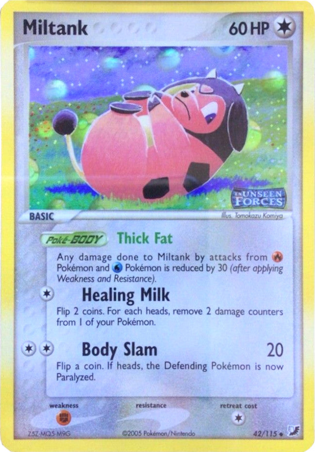 Miltank (42/115) (Stamped) [EX: Unseen Forces] | Eastridge Sports Cards & Games