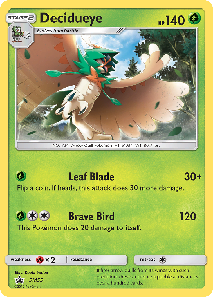 Decidueye (SM55) [Sun & Moon: Black Star Promos] | Eastridge Sports Cards & Games