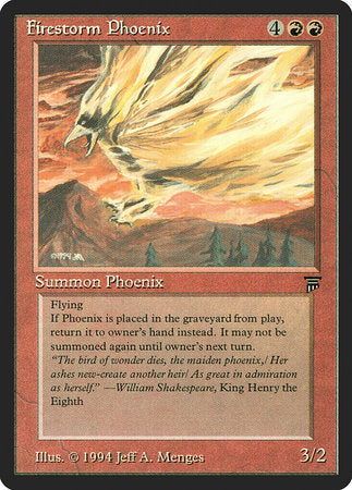Firestorm Phoenix [Legends] | Eastridge Sports Cards & Games