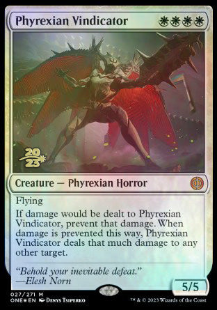 Phyrexian Vindicator [Phyrexia: All Will Be One Prerelease Promos] | Eastridge Sports Cards & Games