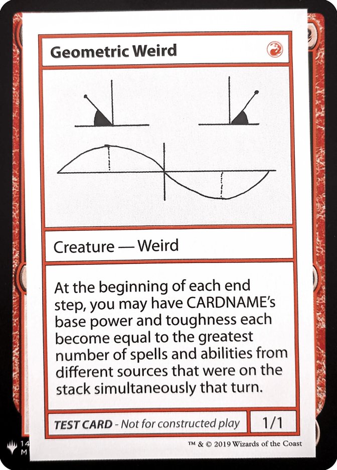 Geometric Weird [Mystery Booster Playtest Cards] | Eastridge Sports Cards & Games
