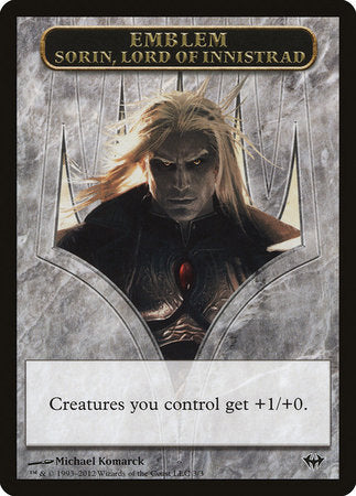 Emblem - Sorin, Lord of Innistrad [Dark Ascension Tokens] | Eastridge Sports Cards & Games