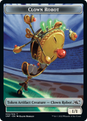 Clown Robot (002) // Food (010) Double-sided Token [Unfinity Tokens] | Eastridge Sports Cards & Games