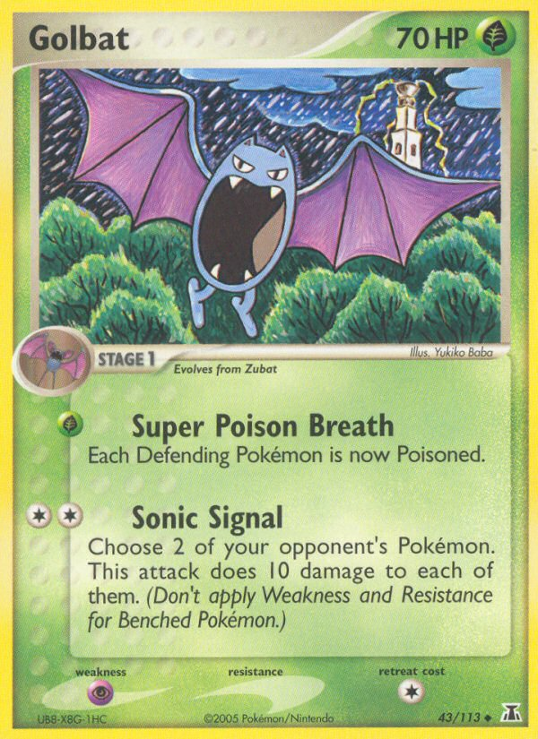 Golbat (43/113) [EX: Delta Species] | Eastridge Sports Cards & Games