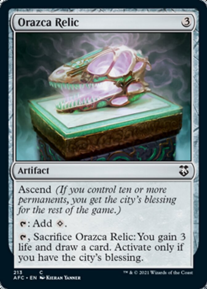 Orazca Relic [Dungeons & Dragons: Adventures in the Forgotten Realms Commander] | Eastridge Sports Cards & Games