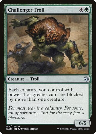 Challenger Troll [War of the Spark] | Eastridge Sports Cards & Games